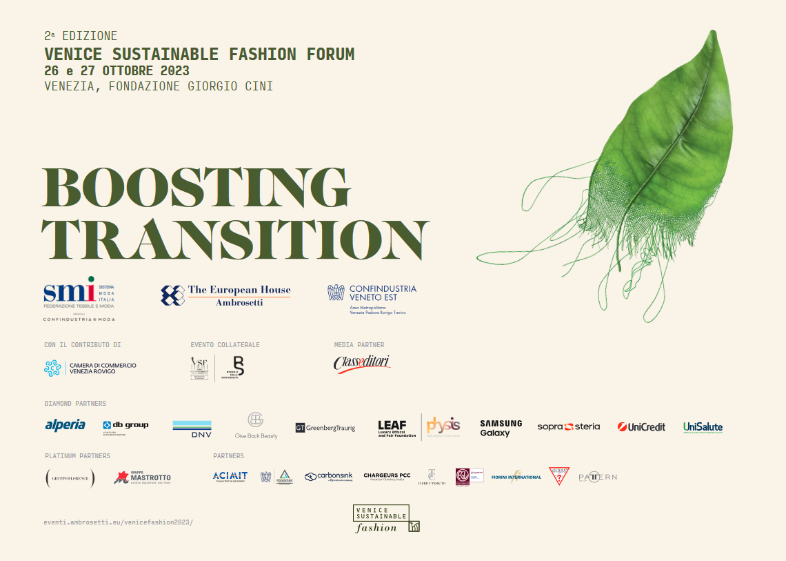 2ND VENICE SUSTAINABLE FASHION FORUM