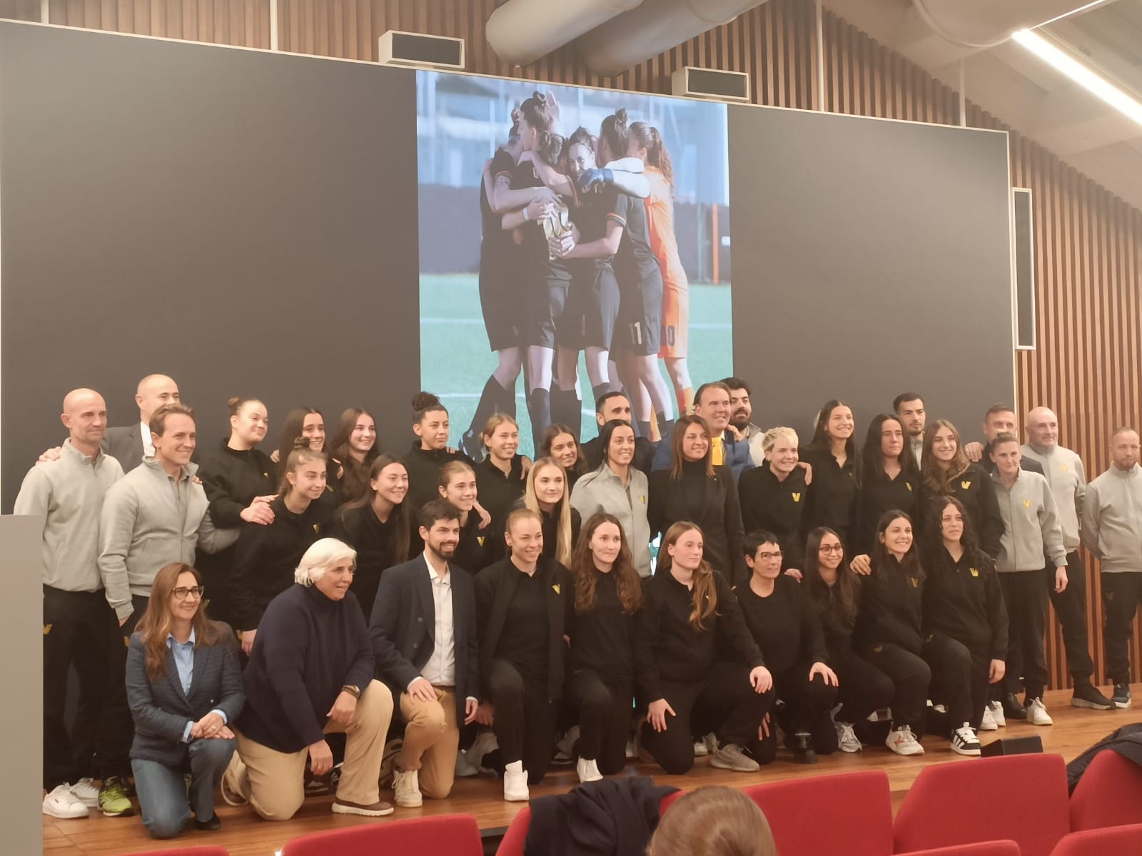 VSF at the presentation of the Venice Fc women’s