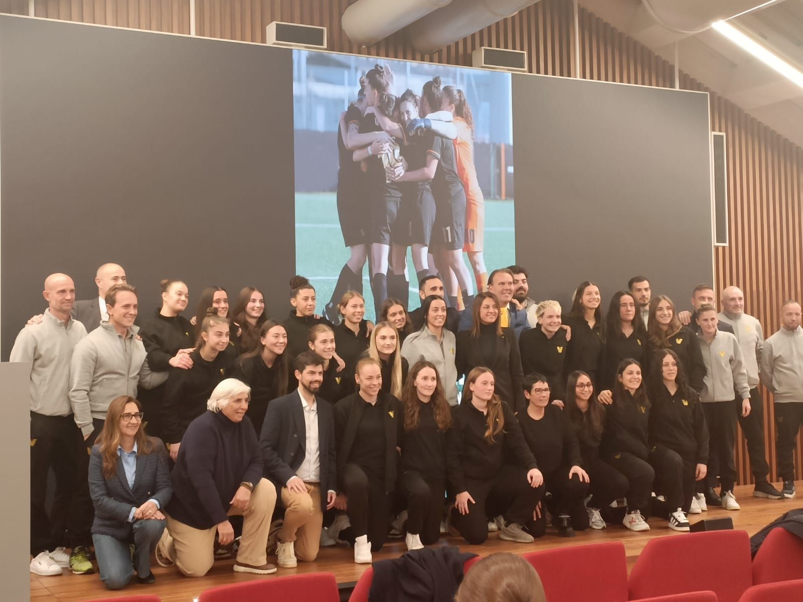 VSF at the presentation of the Venice Fc women’s